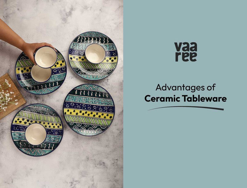 Read Advantages Of Ceramic Tableware! at Vaaree
