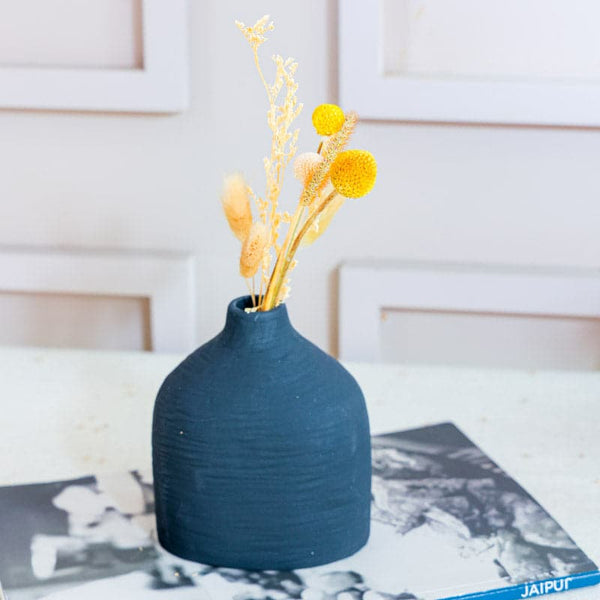 Buy Rondalo Bottle Vase - Blue Vase from Vaaree