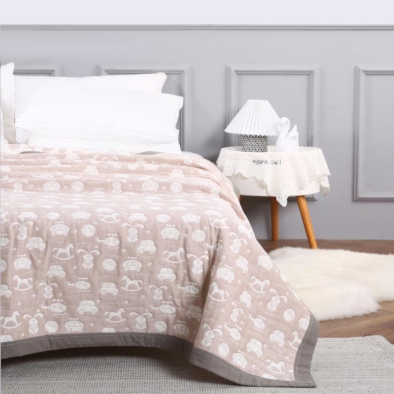 Buy Snuggle Safari Printed Cotton Dohar Blankets from Vaaree