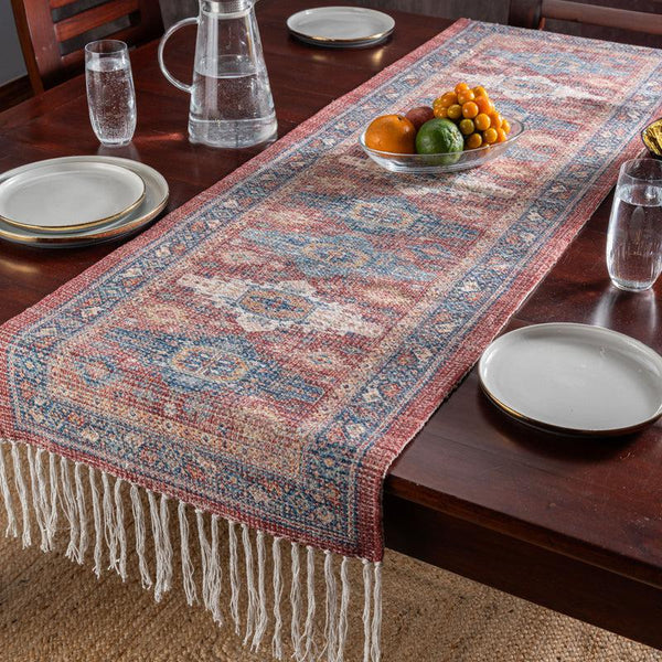 Buy Taleska Handwoven & Printed Table Runner Table Runner from Vaaree