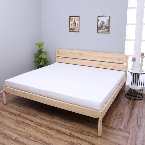 Buy Thalia Terry Cotton Solid Mattress Protector - White Mattress Protector from Vaaree