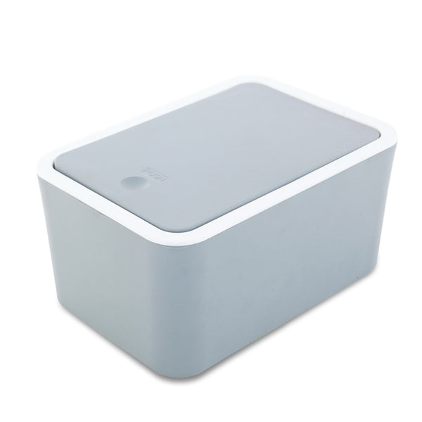 Buy Mille Storage Box (250 ml) - Grey Storage Basket from Vaaree