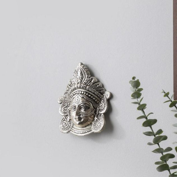 Buy Divine Silver Maa Durga Wall Accent Wall Accents from Vaaree