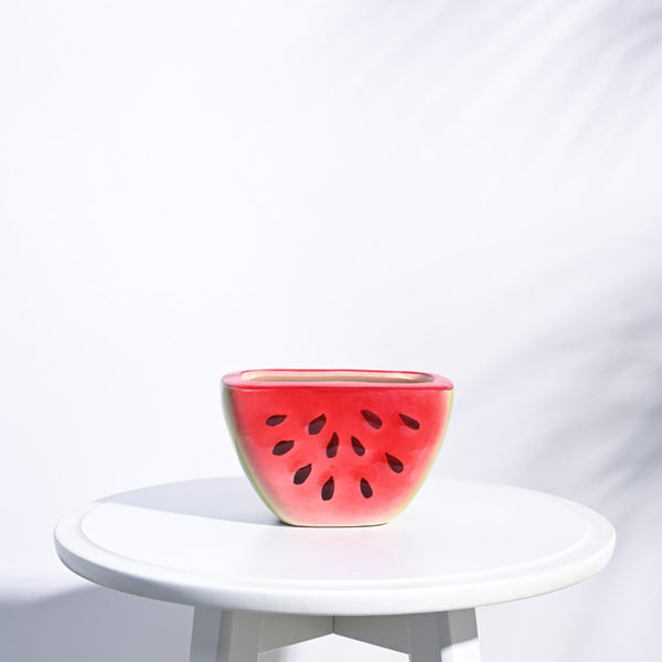 Buy Ugaoo Watermelon Original Color Ceramic Planter Pots & Planters from Vaaree