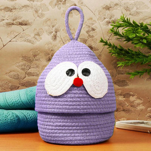 Buy Polly's Pouch Cotton Storage Basket - Purple Storage Basket from Vaaree