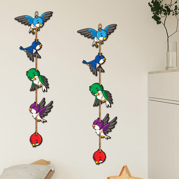 Buy Flight Of Joy Wall Hanging - Set Of Two Wall Accents from Vaaree