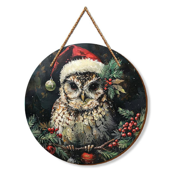 Buy Hoot And Holly Festive Wall Hanging Wall Accents from Vaaree