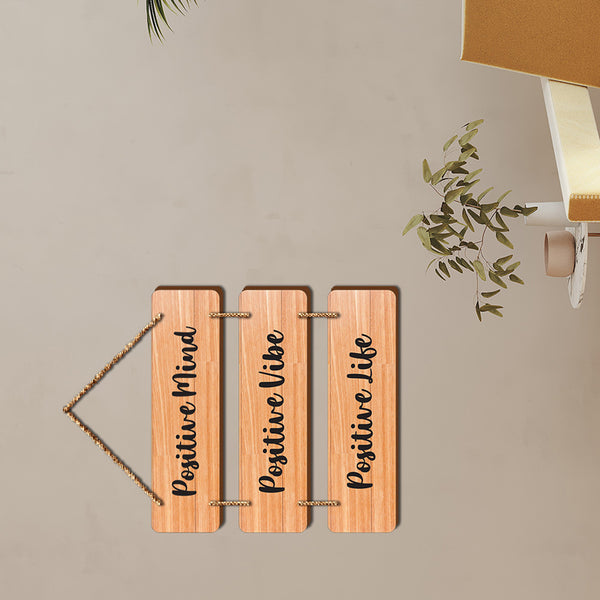 Buy Positive Chime Wood Wall Hanging Wall Accents from Vaaree