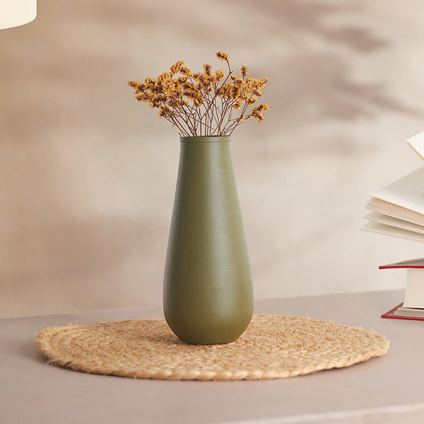 Buy Nature Nelsa Vase - Green Vase from Vaaree