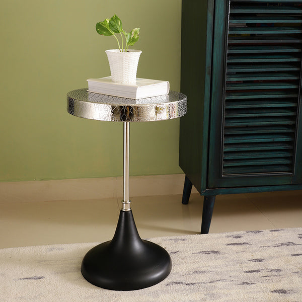 Buy Sinha Side & Bedside Table - Silver Side & Bedside Tables from Vaaree