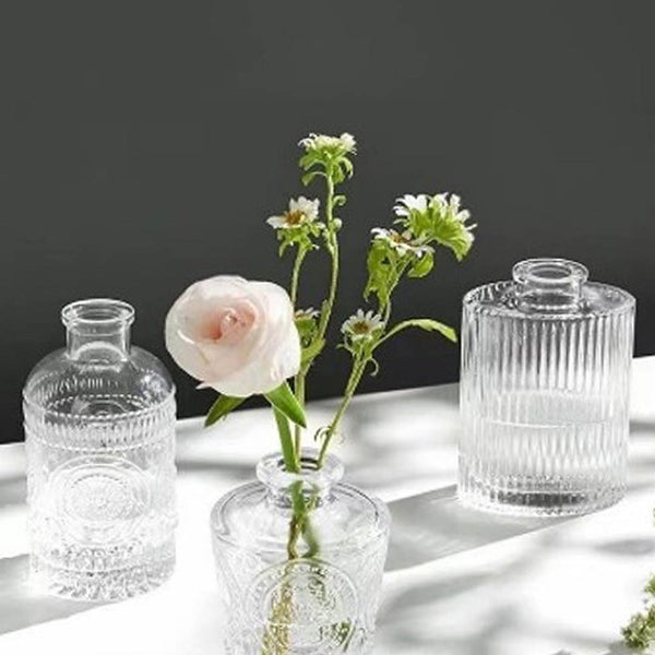 Buy Arlo Crysta Vase - Set Of Three Vase from Vaaree