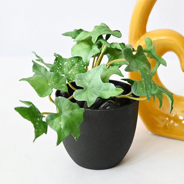 Buy Ivella Artificial Mini Ivy Plant With Basic Pot - Green Artificial Plants from Vaaree