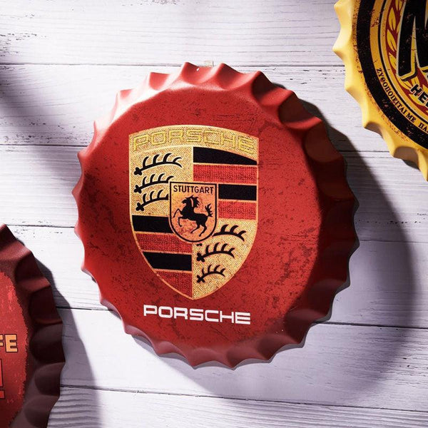 Buy Porsche Bottle Cap Wall Accent Wall Accents from Vaaree