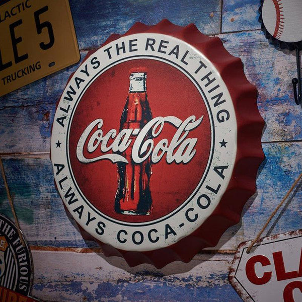 Buy Always Coca Cola Bottle Cap Wall Accent Wall Accents from Vaaree