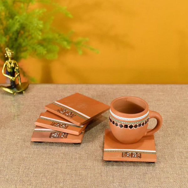 Buy Kamala Ethnic Coaster - Set of Four Coasters from Vaaree