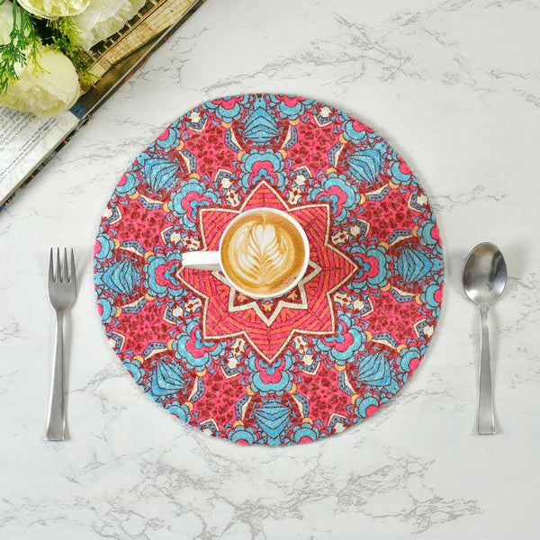 Buy Subala Round Placemat - Set Of Six Table Mats from Vaaree