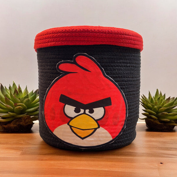 Buy Angry Birds Natural Fiber Kids Storage Basket Storage Basket from Vaaree