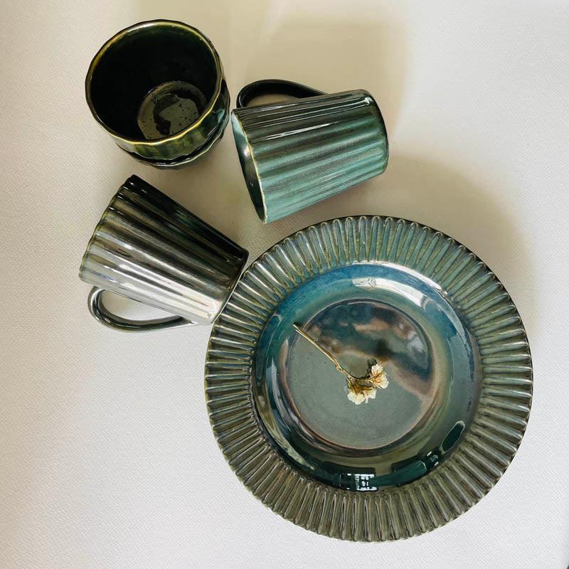 Flamina Dinner - Set Green - Five Piece Set - 3