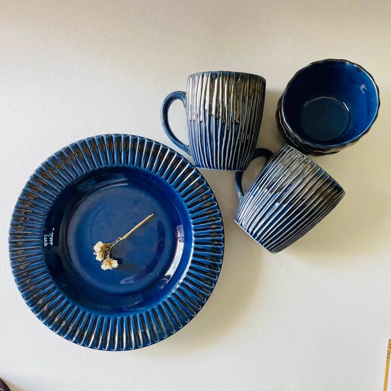 Flamina Dinner - Set Blue - Five Piece Set - 4