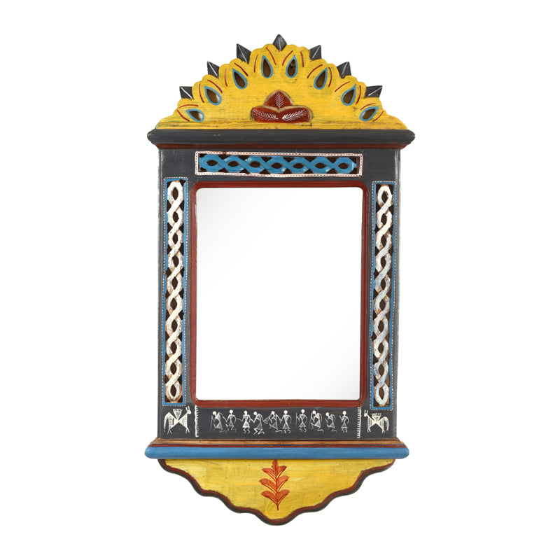 Buy Raamya Handcrafted Jharokha Mirror Wall Mirror from Vaaree