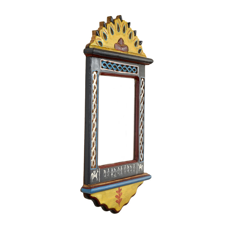 Buy Raamya Handcrafted Jharokha Mirror Wall Mirror from Vaaree