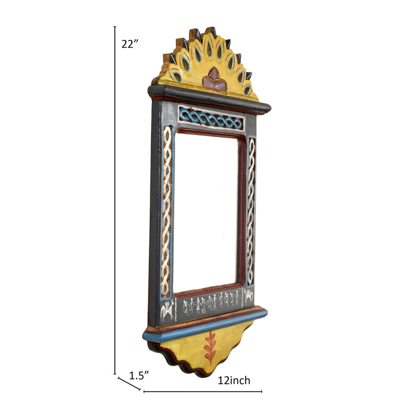 Buy Raamya Handcrafted Jharokha Mirror Wall Mirror from Vaaree