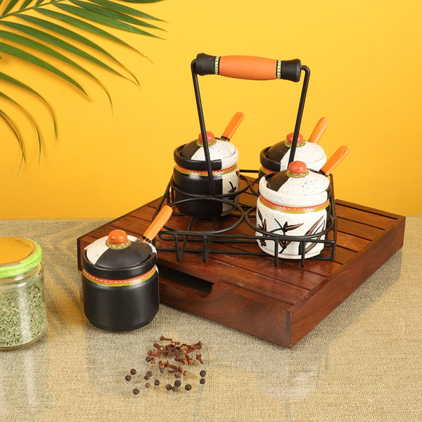 Buy Achri Condiment Set - Five Piece set Jar from Vaaree