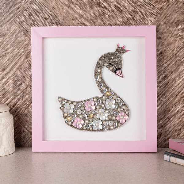 Buy Sweet Swan Shine Photo Frame - Swan Love Collection Wall Accents from Vaaree