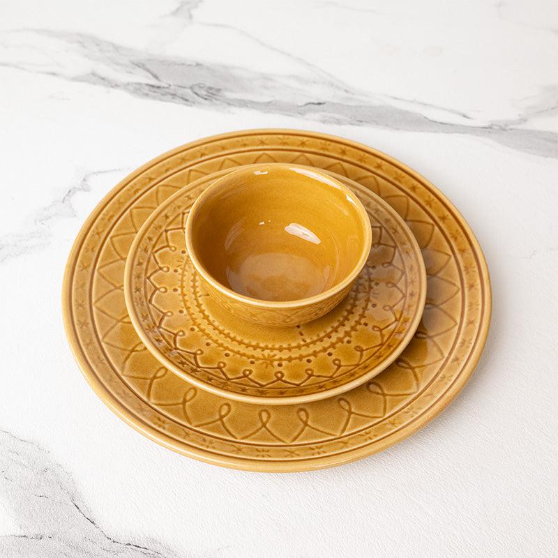 Ekta Dining Set (Yellow) - Six Piece Set - 5