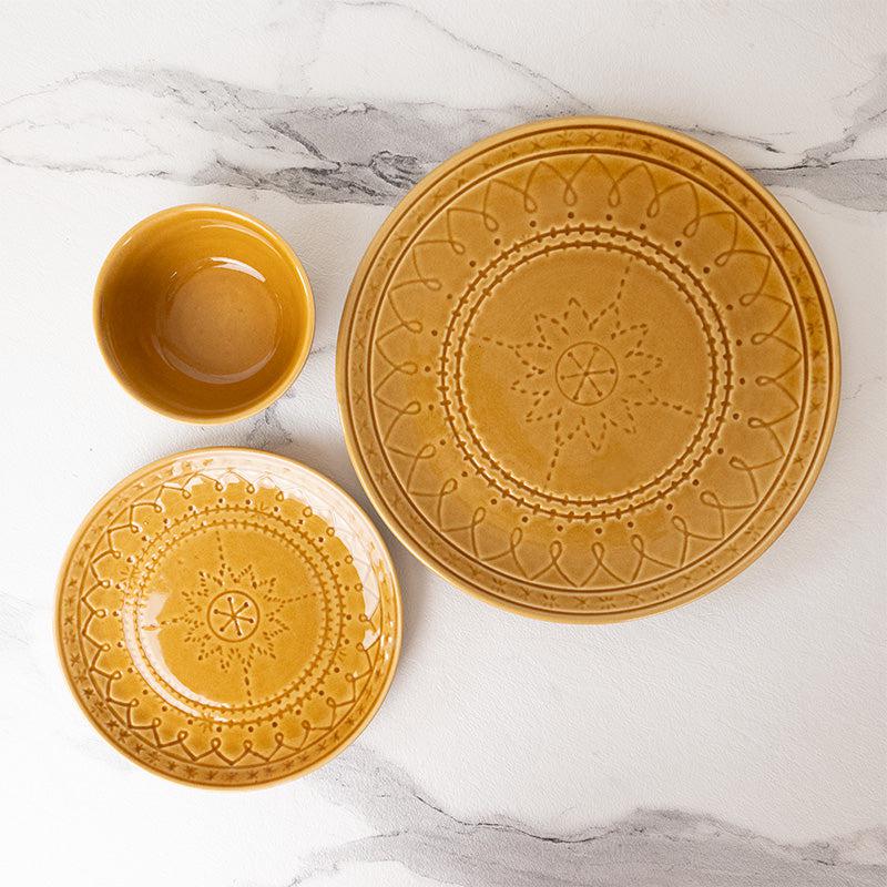 Ekta Dining Set (Yellow) - Six Piece Set - 4