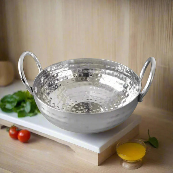 Vintage Hammered Kadhai - 350 ML / 12 Inches - 1