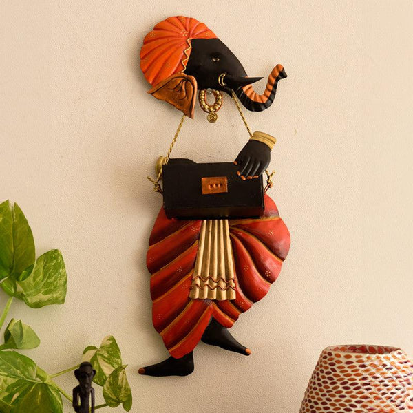 Buy Vinayaka Sangeeth Harmonium Religious Wall Accent Wall Accents from Vaaree