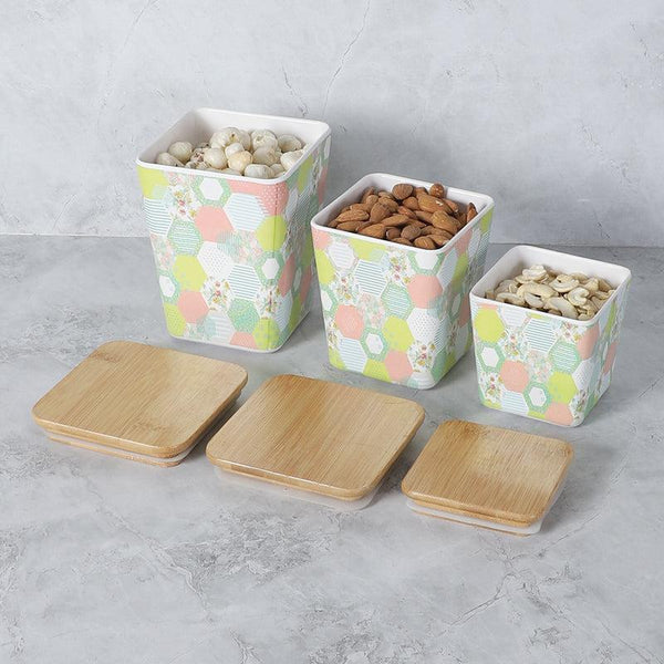 Buy Abso Stack Storage Jar With Tray - Five Piece Set Container from Vaaree