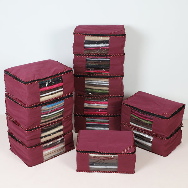 Buy Bray Saree Cover - Set Of Twelve Cloth Organizers from Vaaree