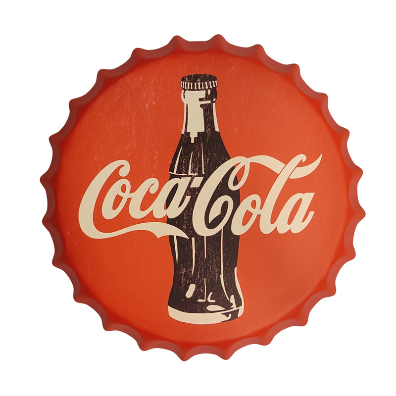 Buy Coca Cola Red Bottle Cap Wall Accent Wall Accents from Vaaree