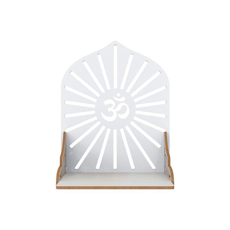 Buy Divine Sanctuary Religious Wall Shelf - White Shelves from Vaaree