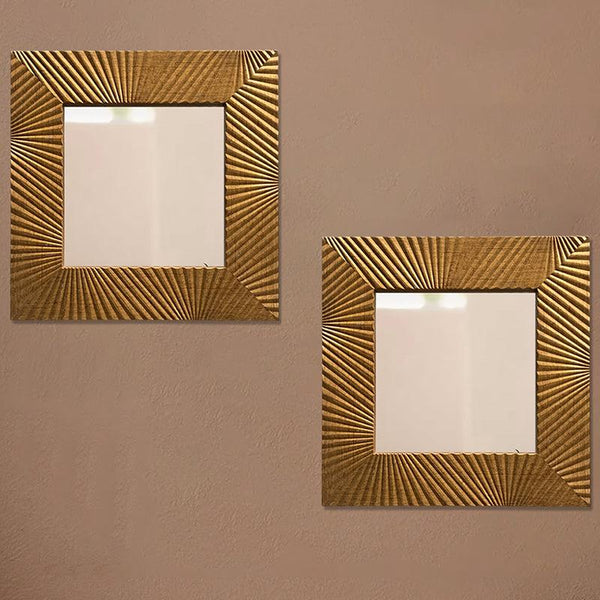 Buy Genevieve Wall Mirror - Set Of Two Wall Mirror from Vaaree