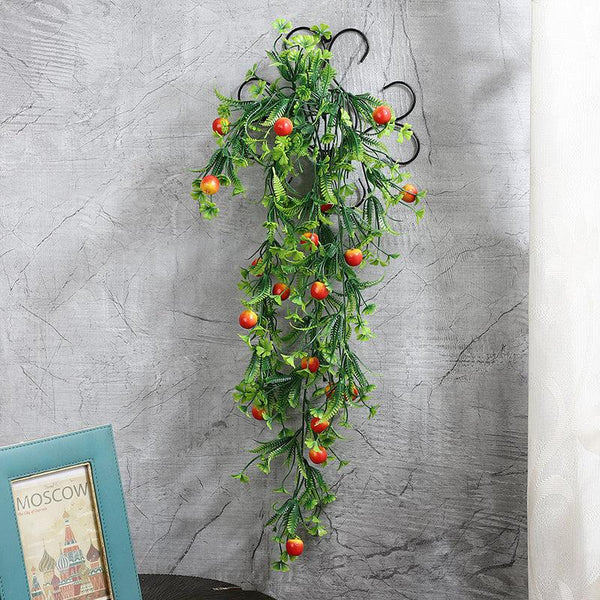 Buy Faux Apple Vine With Metal Wall Stand Artificial Plants from Vaaree