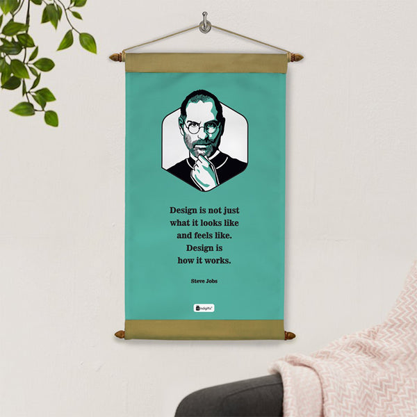 Buy Steve Jobs Motivational Wall Accent Wall Accents from Vaaree