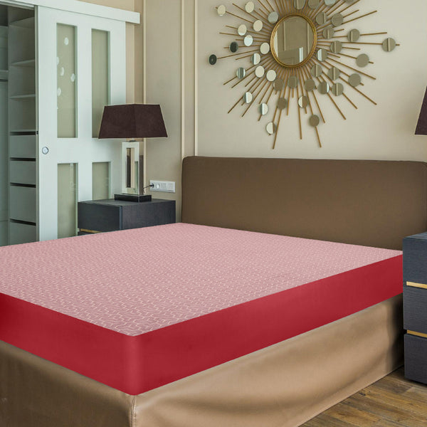 Buy Oswal Mattress Protector - Dark Pink Mattress Protector from Vaaree