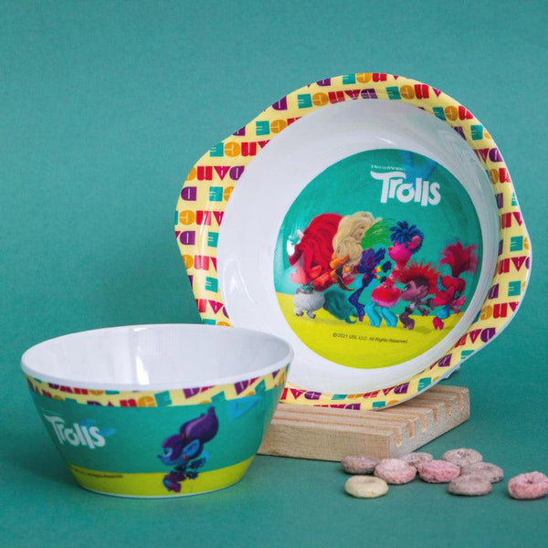 Buy Trolls Fancy Kids Bowl- Set Of Two Kids Bowls from Vaaree