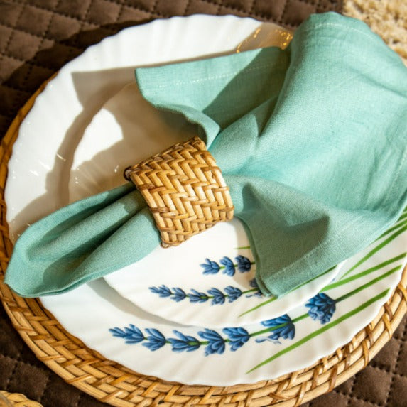 Buy Vrita Rattan Napkin Ring - Set Of Two Napkin Rings from Vaaree