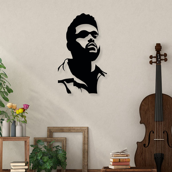 Buy Weeknd Black Wall Art Wall Accents from Vaaree