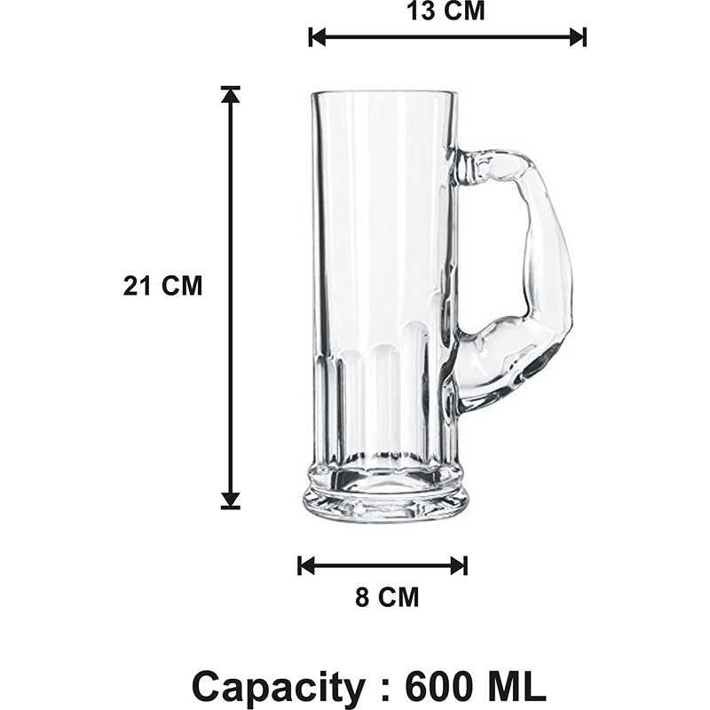 Buy Barnaby Beer Mug (600 ML) - Set Of Four Beer Mugs from Vaaree