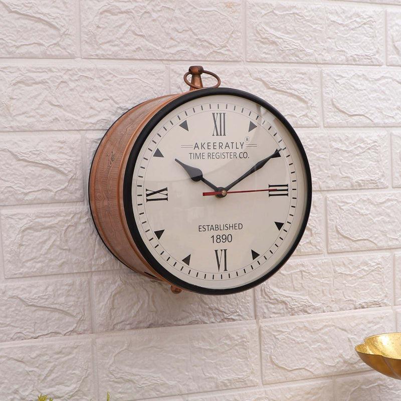 Buy Ithva Double Sided Station Clock Wall Clock from Vaaree