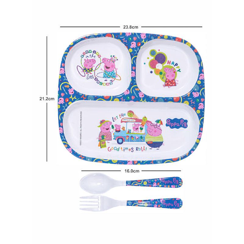 Buy Peppa Pig Party Kids Dining Set - Five Piece Set Kids Dinner Set from Vaaree