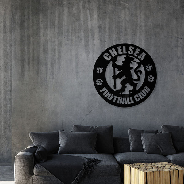 Buy Chelsea Football Club Black Wall Art Wall Accents from Vaaree