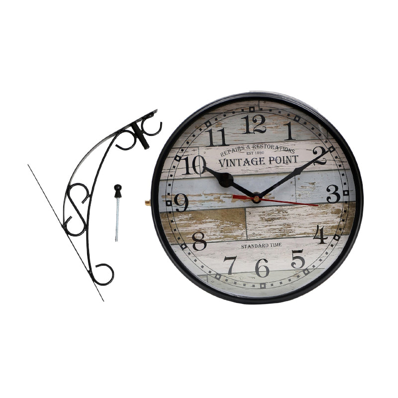 Buy Abstract Double Sided Station Clock Wall Clock from Vaaree