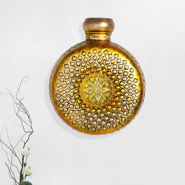 Buy Golden Matka Wall Accent Wall Accents from Vaaree