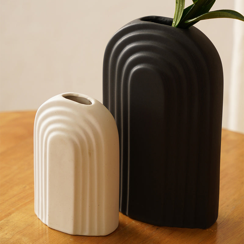 Buy Ascalen Neo Boho Vase - Set Of Two Vase from Vaaree